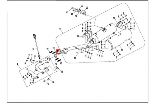 Втулка соединительная (кольцо глушителя) ТБ-7030-021001 фото 2 Втулка соединительная (кольцо глушителя) ТБ-7030-021001 фото 2