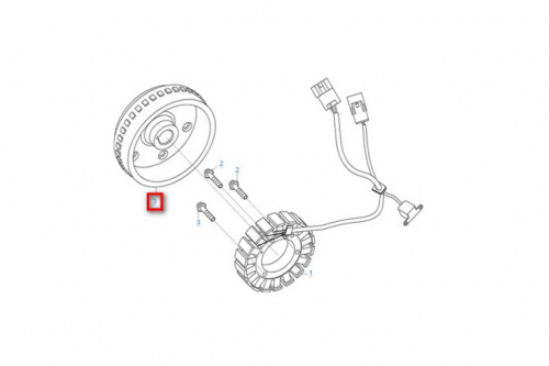 Ротор магнето (генератора) 018B-031000-0001 ТБ-018B-031000-0001 фото 2 Ротор магнето (генератора) 018B-031000-0001 ТБ-018B-031000-0001 фото 2