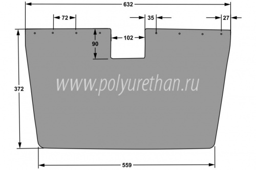 Брызговик короткий армированный BRP Lynx 50-19-011 фото 2 Брызговик короткий армированный BRP Lynx 50-19-011 фото 2