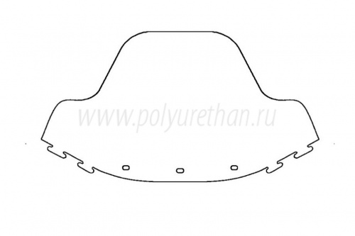 Стекло для снегохода Polaris Widetrak Высокое фото 3 Стекло для снегохода Polaris Widetrak Высокое фото 3