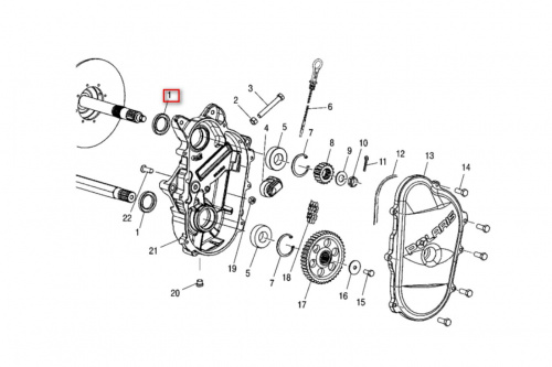 Сальник КПП для снегоходов Polaris фото 2 Сальник КПП для снегоходов Polaris фото 2