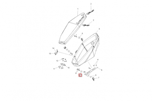 Втулка крепления багажного кофра Polaris 5413887 фото 3 Втулка крепления багажного кофра Polaris 5413887 фото 3