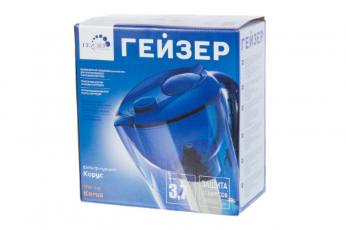 Фильтр кувшин Гейзер Корус синий фото 8 Фильтр кувшин Гейзер Корус синий фото 8