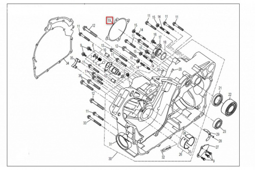 Прокладка 2 корпуса вариатора CFMOTO X8 ТБ-0800-012002 фото 2 Прокладка 2 корпуса вариатора CFMOTO X8 ТБ-0800-012002 фото 2