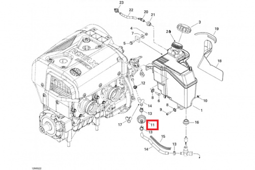 Фильтр масляный Yamaha, BRP 07-246-08 фото 2 Фильтр масляный Yamaha, BRP 07-246-08 фото 2