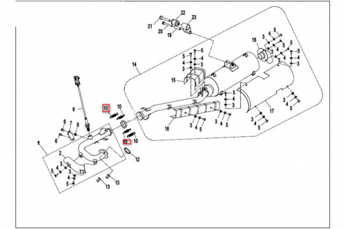 Пружина глушителя 9010-020185 ТБ-9010-020185 фото 2 Пружина глушителя 9010-020185 ТБ-9010-020185 фото 2