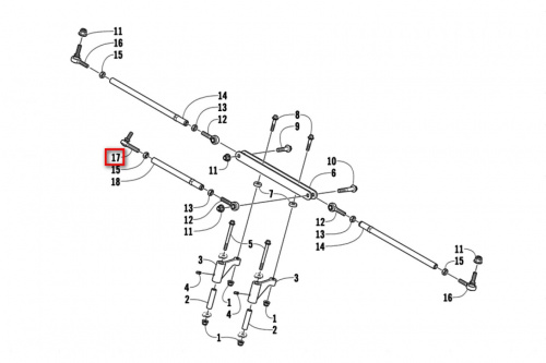 Рулевой наконечник Arctic Cat. 1605-021 фото 2 Рулевой наконечник Arctic Cat. 1605-021 фото 2