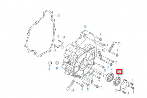 Сальник в корпусе магнето, генератора 28х52х7 ТБ-0180-014008 фото 2 Сальник в корпусе магнето, генератора 28х52х7 ТБ-0180-014008 фото 2