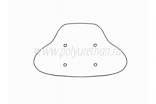 Стекло ветровое для квадроцикла YAMAHA pl фото 2 Стекло ветровое для квадроцикла YAMAHA pl фото 2