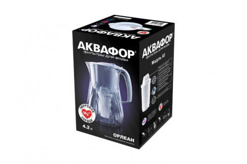 Водоочиститель кувшин Аквафор Орлеан, белый фото 6 Водоочиститель кувшин Аквафор Орлеан, белый фото 6