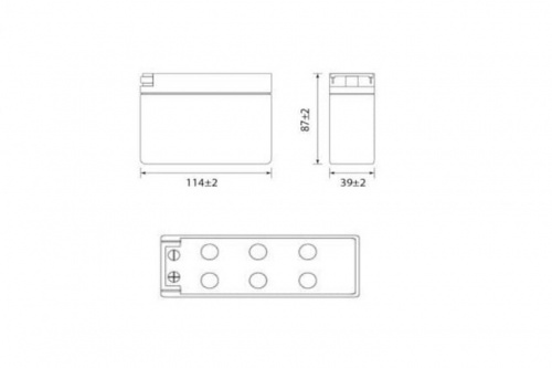 Аккумуляторная батарея Delta CT 12025 фото 5 Аккумуляторная батарея Delta CT 12025 фото 5