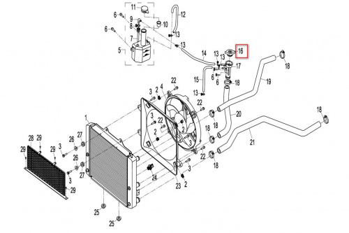 Крышка радиатора охлаждения ТБ-8010-180024 фото 3 Крышка радиатора охлаждения ТБ-8010-180024 фото 3