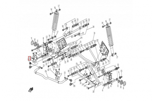 Втулка заднего стабилизатора U8, Z8, Z10 ТБ-9030-060003 фото 2 Втулка заднего стабилизатора U8, Z8, Z10 ТБ-9030-060003 фото 2