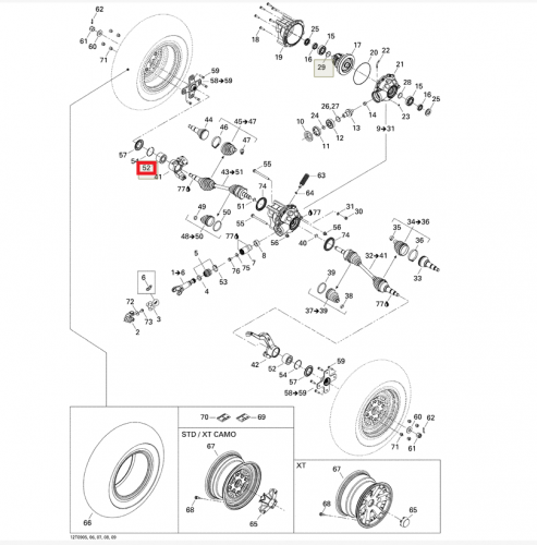 ��������� ��������� ��������, ������ Can Am Outlander G1, G2  ���� 2
