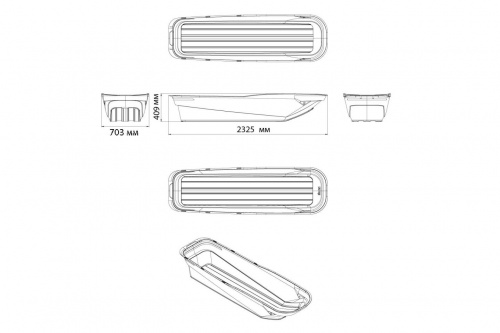 Сани-волокуши KTZ ACTIVE без крышки фото 7 Сани-волокуши KTZ ACTIVE без крышки фото 7