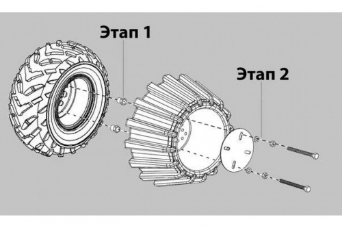 ����������� ����� GKA Sand Mud Snow Wheelz ���� 3