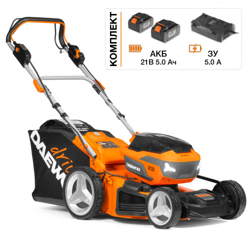 Газонокосилка аккумуляторная DAEWOO DLM 5042 Li-S SET Газонокосилка аккумуляторная DAEWOO DLM 5042 Li-S SET