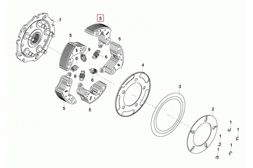 Накладка сцепления 0800-054200 ТБ-0800-054200 фото 2 Накладка сцепления 0800-054200 ТБ-0800-054200 фото 2