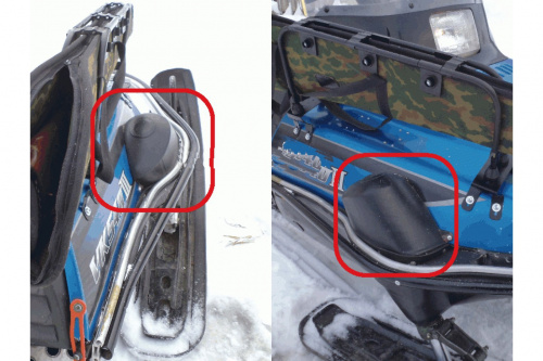 Колпак левого амортизатора (черный) 50-00-008 фото 2 Колпак левого амортизатора (черный) 50-00-008 фото 2